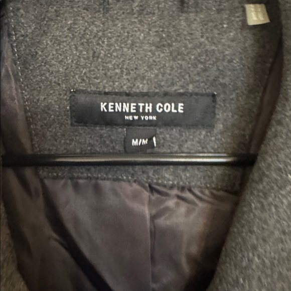 Kenneth Cole Wool Blend Bouclé Car Coat - Picture 2 of 4